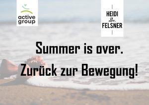Read more about the article Summer is over.